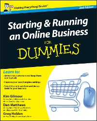 Cover Starting and Running an Online Business For Dummies, UK Edition