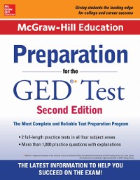 Cover McGraw-Hill Education Preparation for the GED Test 2nd Edition
