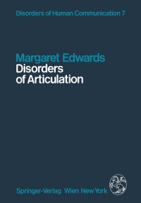 Cover Disorders of Articulation