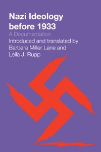 Cover Nazi Ideology before 1933