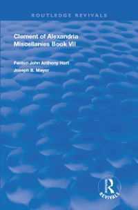 Cover Clement of Alexandria Miscellanies Book 7