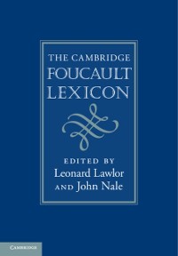 Cover Cambridge Foucault Lexicon
