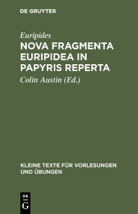 Cover Nova fragmenta Euripidea in papyris reperta