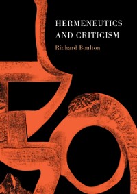 Cover Hermeneutics and Criticism