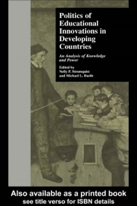 Cover Politics of Educational Innovations in Developing Countries