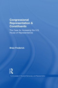 Cover Congressional Representation & Constituents