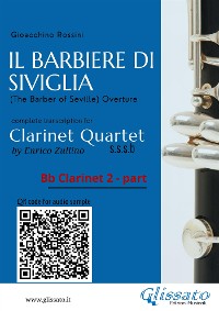 Cover Bb Clarinet 2 part of "Il Barbiere di Siviglia" for Clarinet Quartet
