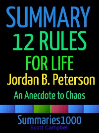 Cover Summary: 12 Rules for Life: Jordan B. Peterson