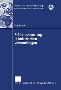 Cover Präferenzmessung in industriellen Verhandlungen