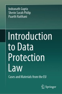 Cover Introduction to Data Protection Law