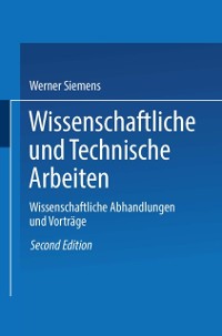 Cover Wissenschaftliche und Technische Arbeiten