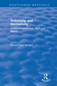 Cover Autonomy and Normativity