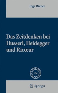 Cover Das Zeitdenken bei Husserl, Heidegger und Ricoeur