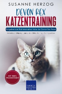Cover Devon Rex Katzentraining - Ratgeber zum Trainieren einer Katze der Devon Rex Rasse