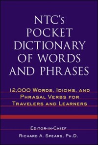 Cover NTC's Pocket Dictionary of Words and Phrases