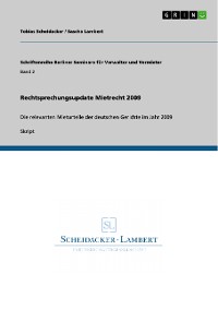 Cover Rechtsprechungsupdate Mietrecht 2009