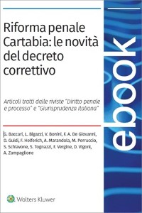 Cover Riforma penale Cartabia: le novita' del decreto correttivo