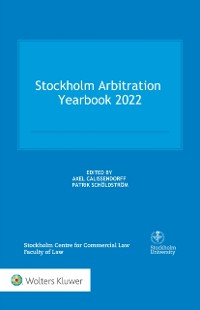 Cover Stockholm Arbitration Yearbook 2022