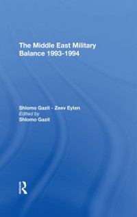 Cover Middle East Military Balance 19931994