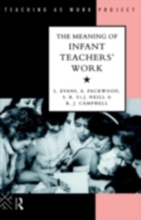 Cover Meaning of Infant Teachers' Work
