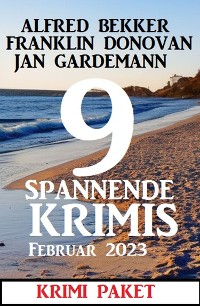 Cover 9 Spannende Krimis Februar 2023: Krimi Paket