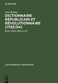 Cover Dictionnaire Républicain et Révolutionnaire (1793/94)