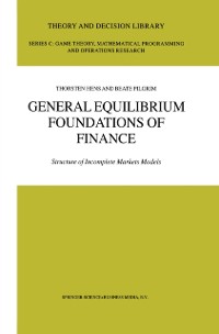 Cover General Equilibrium Foundations of Finance