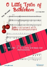 Cover O Little Town of Bethlehem (in Bb) for solo instrument w/ piano