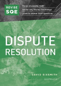 Cover Revise SQE Dispute Resolution