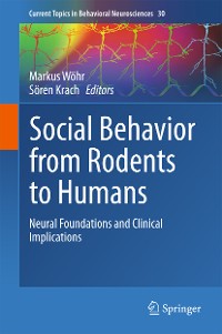 Cover Social Behavior from Rodents to Humans