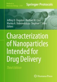 Cover Characterization of Nanoparticles Intended for Drug Delivery