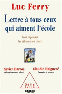 Cover Lettre a tous ceux qui aiment l'ecole