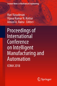 Cover Proceedings of International Conference on Intelligent Manufacturing and Automation