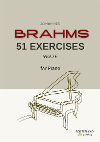 Cover Brahms - 51 Exercises for Piano