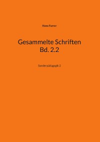 Cover Gesammelte Schriften Bd. 2.2