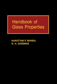 Cover Handbook of Glass Properties