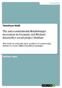 Cover The anti-constitutional Reichsbürger movement in Germany and Michael Kurzwelly's social project Słubfurt