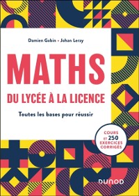 Cover Mathématiques, du lycée à la Licence