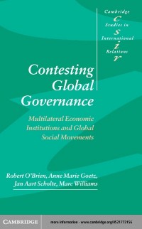 Cover Contesting Global Governance