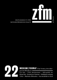 Cover Zeitschrift für Medienwissenschaft 22