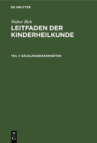 Cover Säuglingskrankheiten