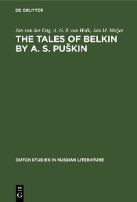 Cover The Tales of Belkin by A. S. Puškin