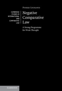 Cover Negative Comparative Law