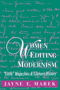 Cover Women Editing Modernism
