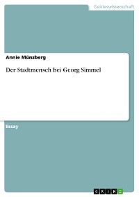 Cover Der Stadtmensch bei Georg Simmel