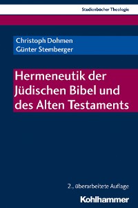 Cover Hermeneutik der Jüdischen Bibel und des Alten Testaments