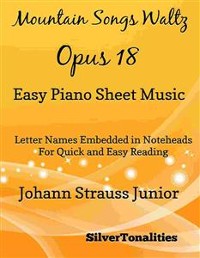 Cover Mountain Songs Waltz Opus 18 Easy Piano Sheet Music
