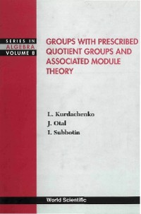 Cover GROUPS WITH PRESCRIBED QUOTIENT.....(V8)