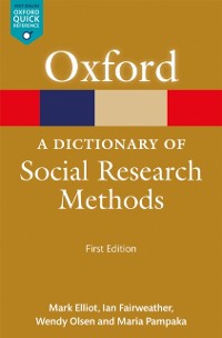 Cover Dictionary of Social Research Methods