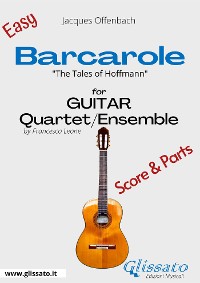 Cover Barcarole - Easy Guitar Quartet score & parts